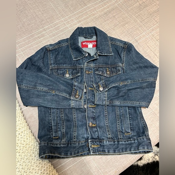Wrangler Other - Girls Wrangler Blue Jean Jacket